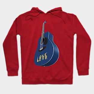 Blue Guitar – Music be the food of love Hoodie